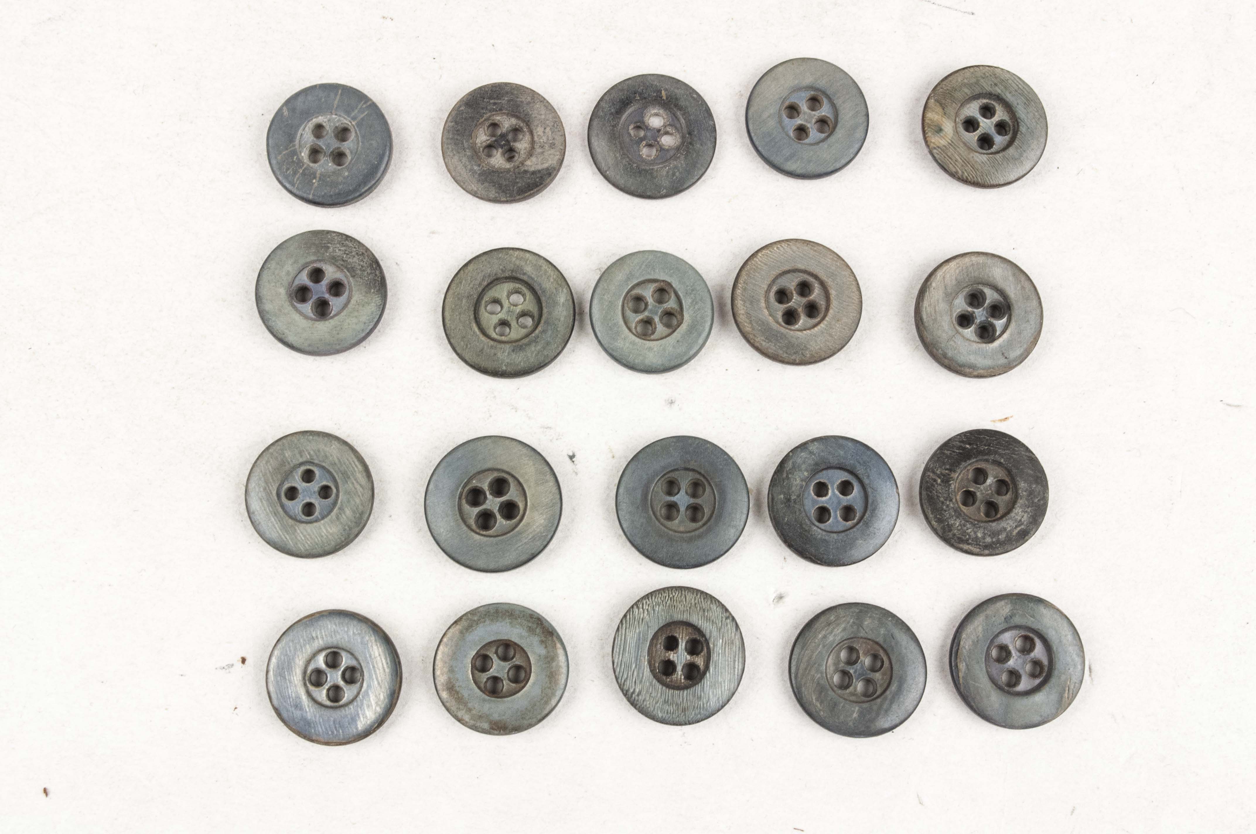 20 original early war buttons for tunics and trousers – fjm44