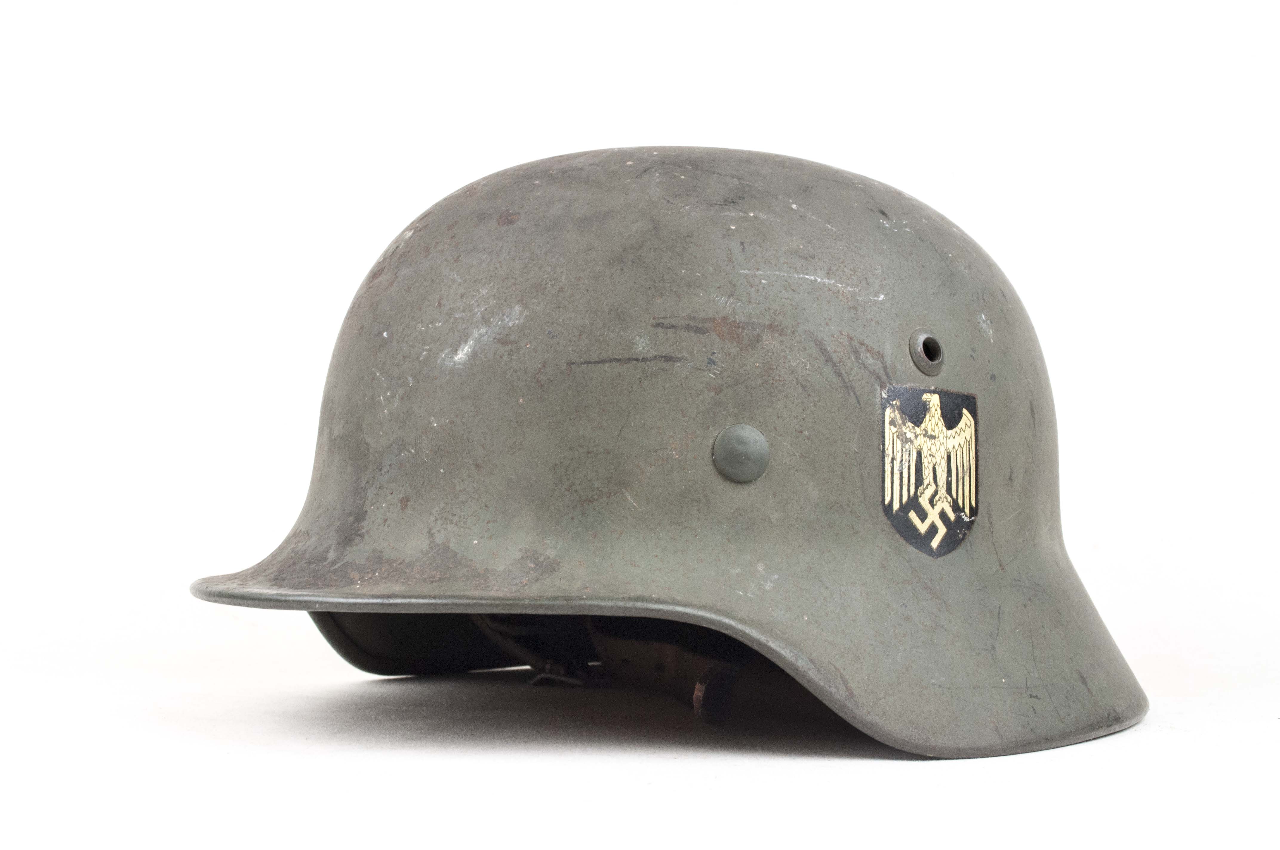 Helmet – M35 – EF66 – Double decal Heer – fjm44