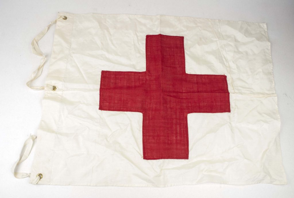 Large German medical field hospital flag fjm44