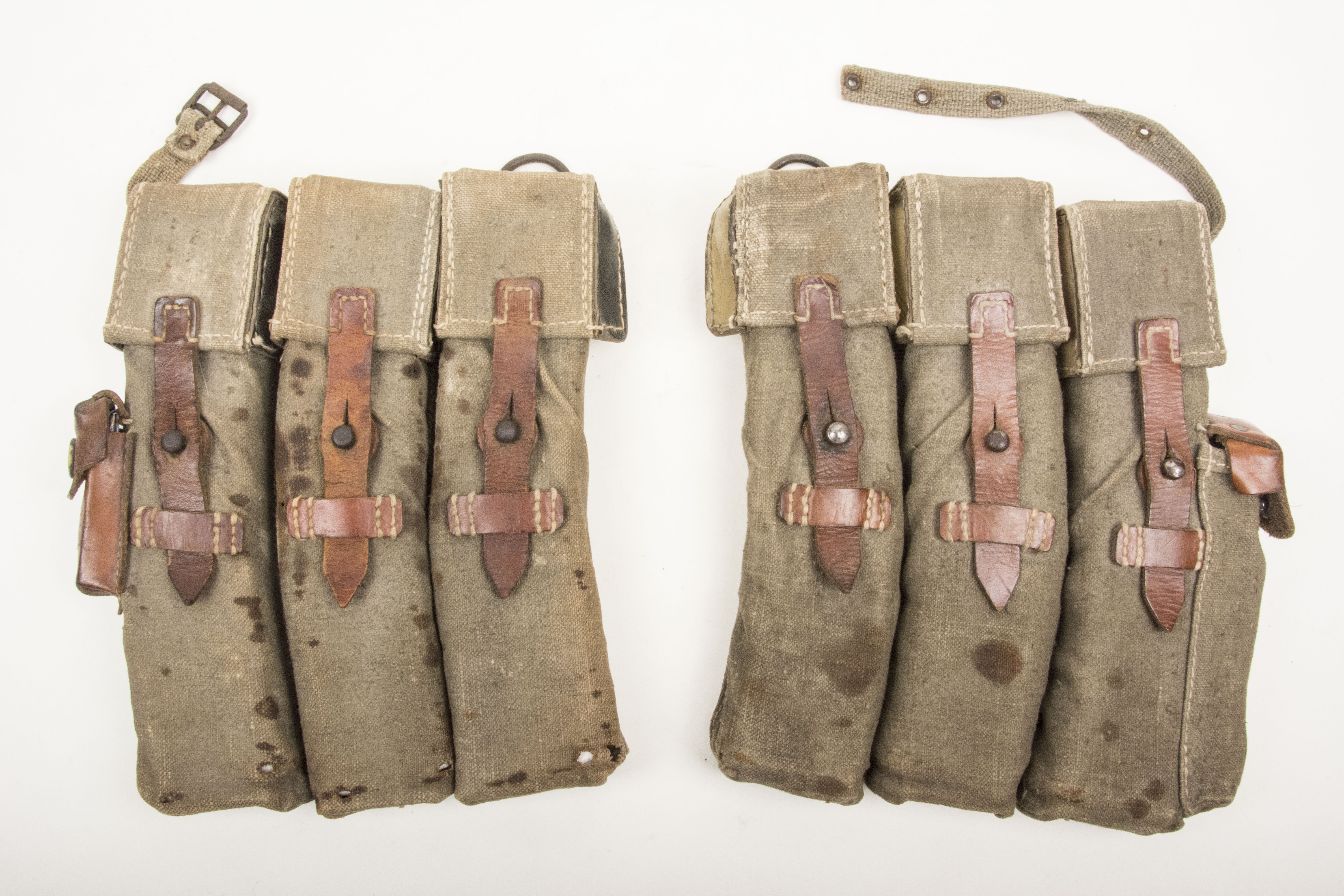 Scarce set of MKB-42 ammunition pouches – fjm44