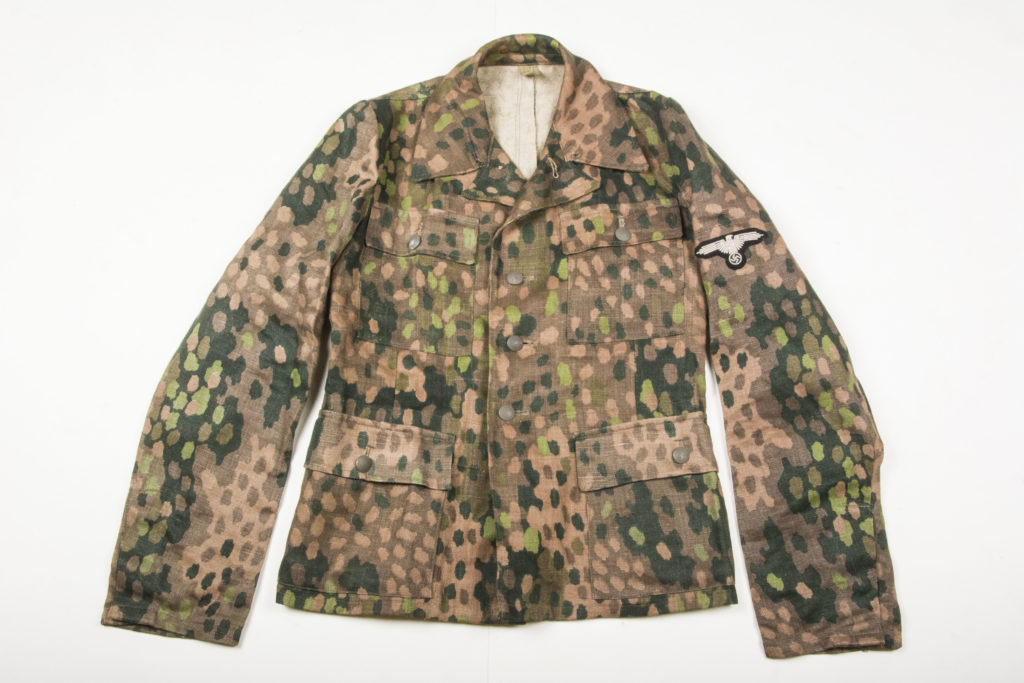 Waffen-SS Dot44 HBT camouflage tunic marked 393 – fjm44