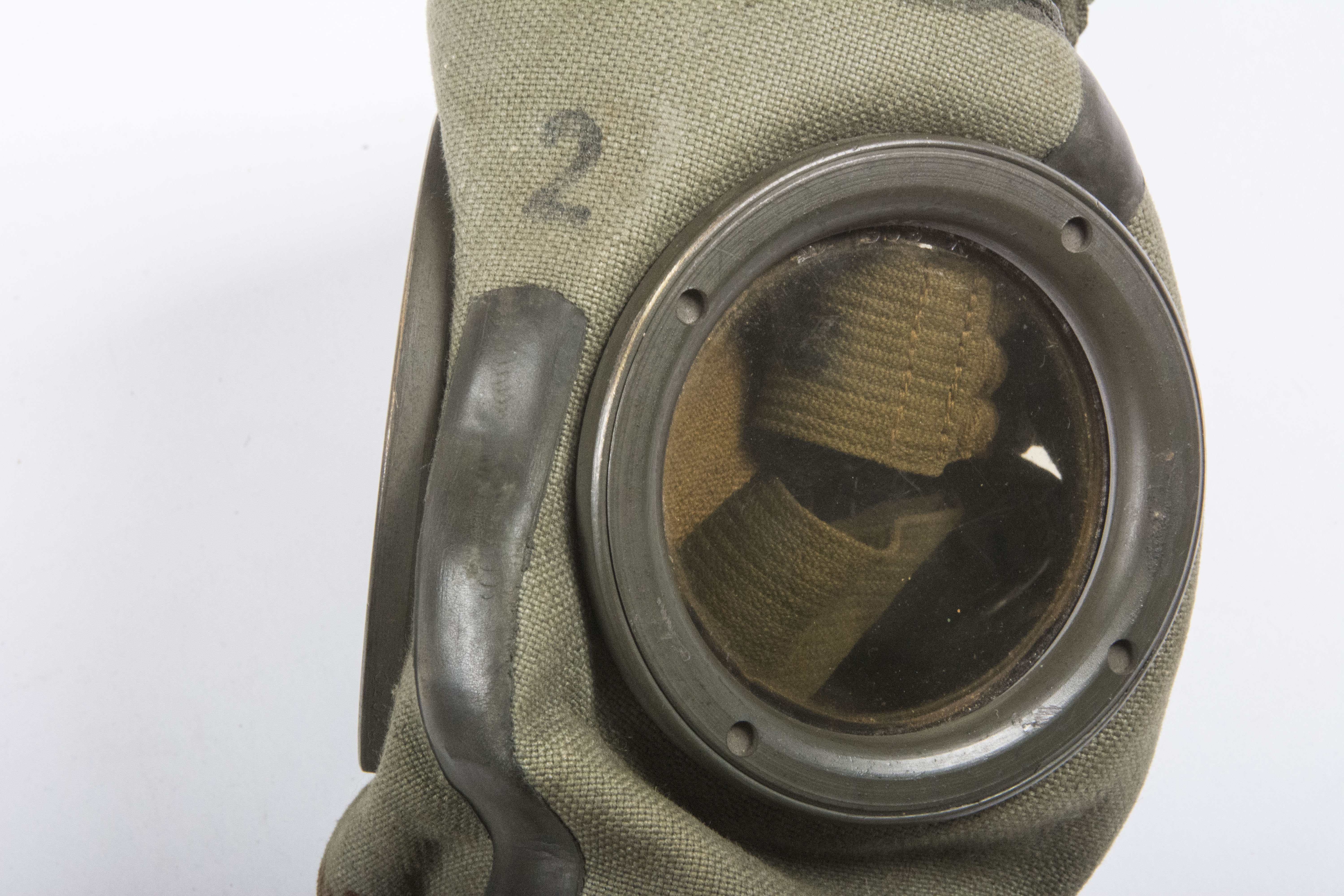 Luftwaffe blue camouflaged gasmask canister – fjm44