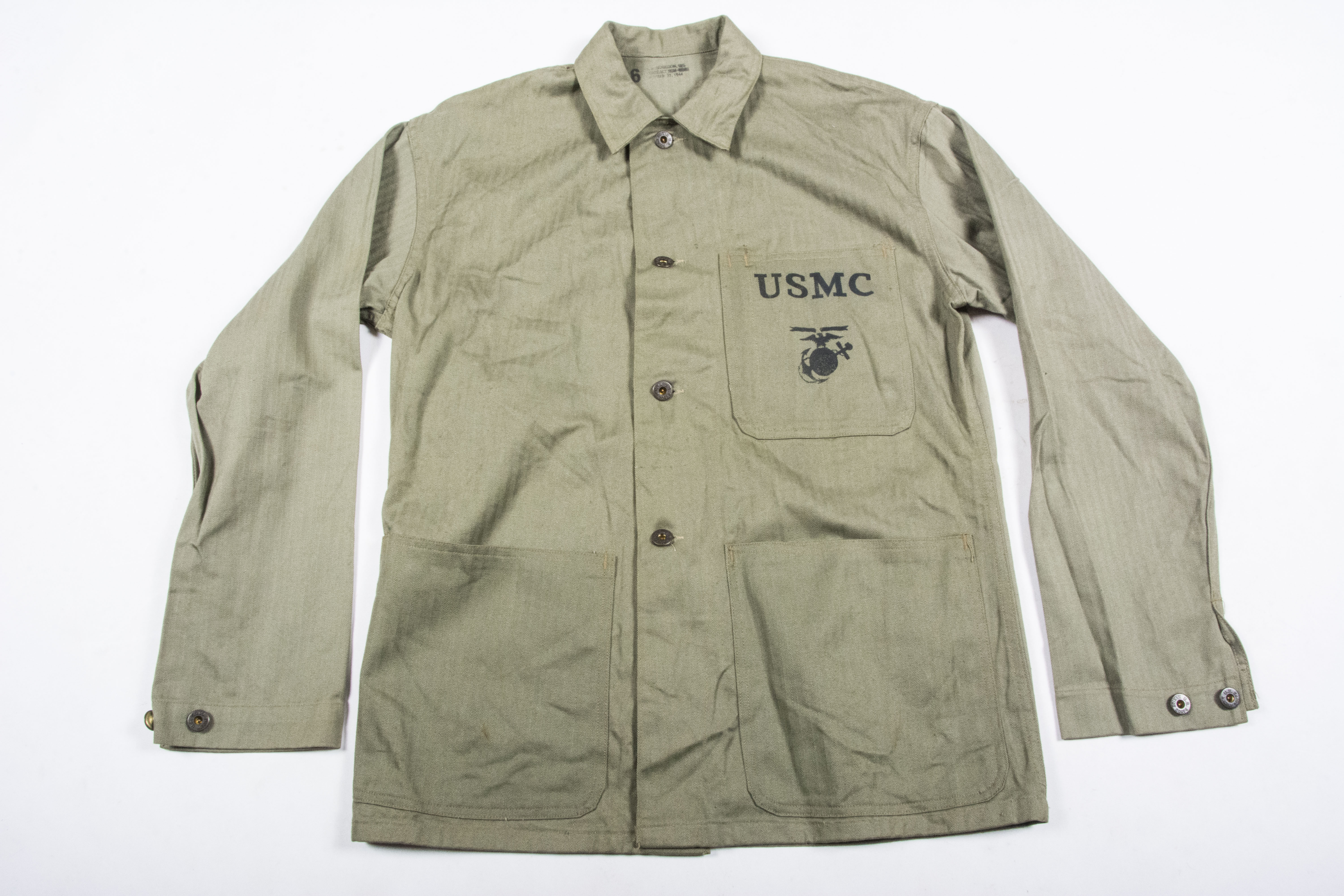 WW2 USMC P-41 HBT Jacket | www.alphabet.school