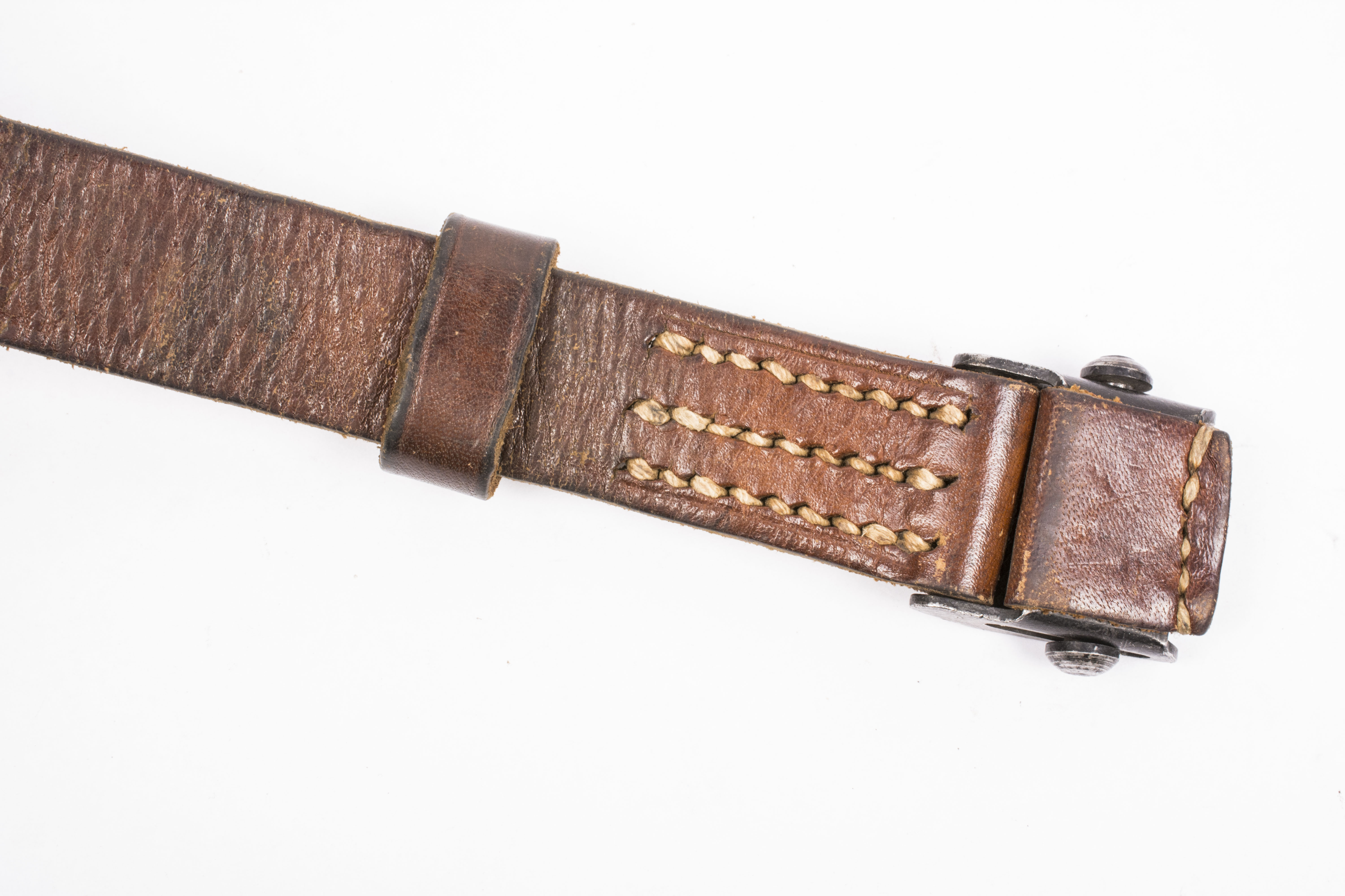 Leather cross strap marked M5/71 OLC – fjm44