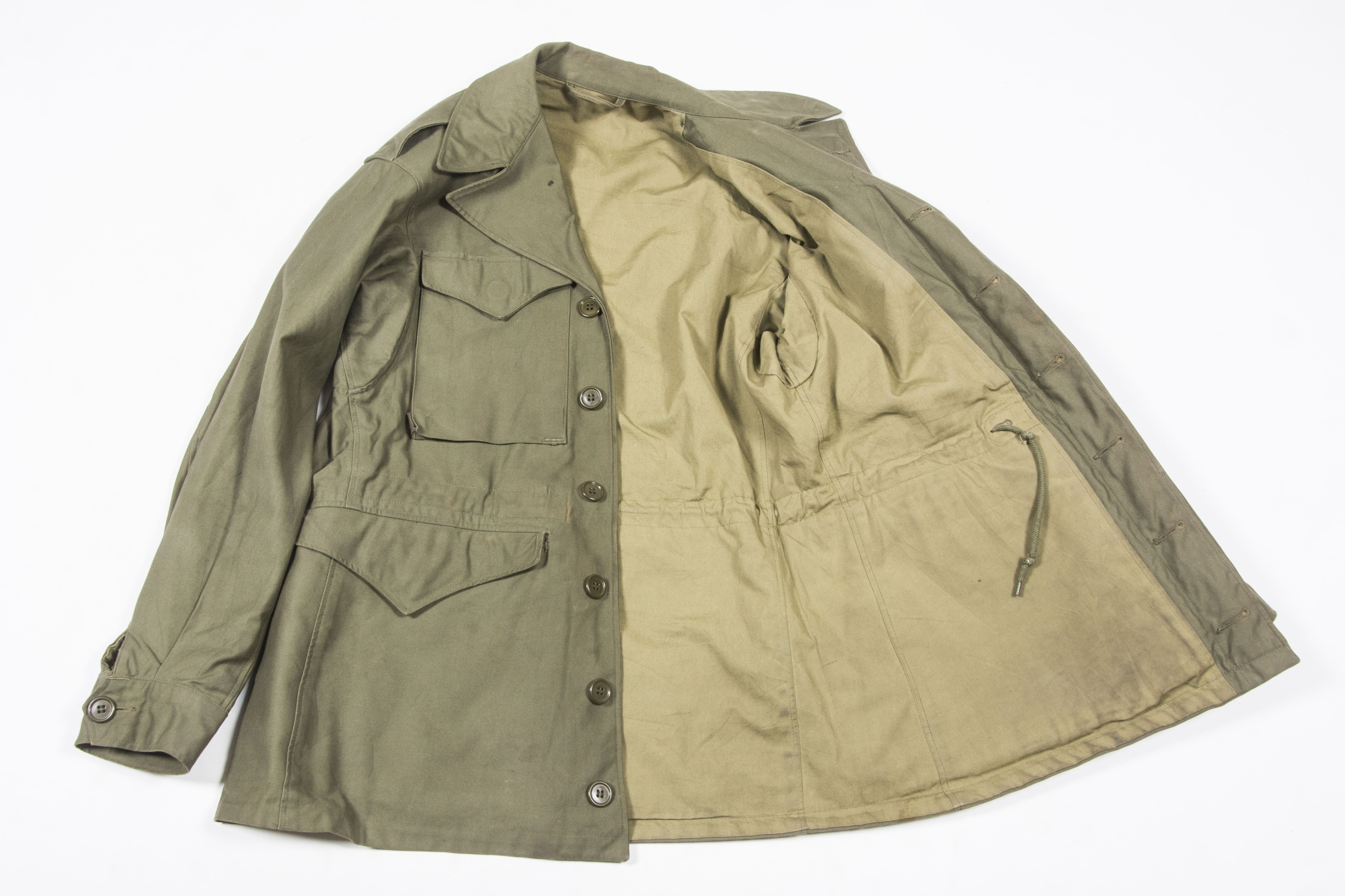 First pattern US M1943 field jacket S. Rudofker’s Sons, 1943, 34R – fjm44