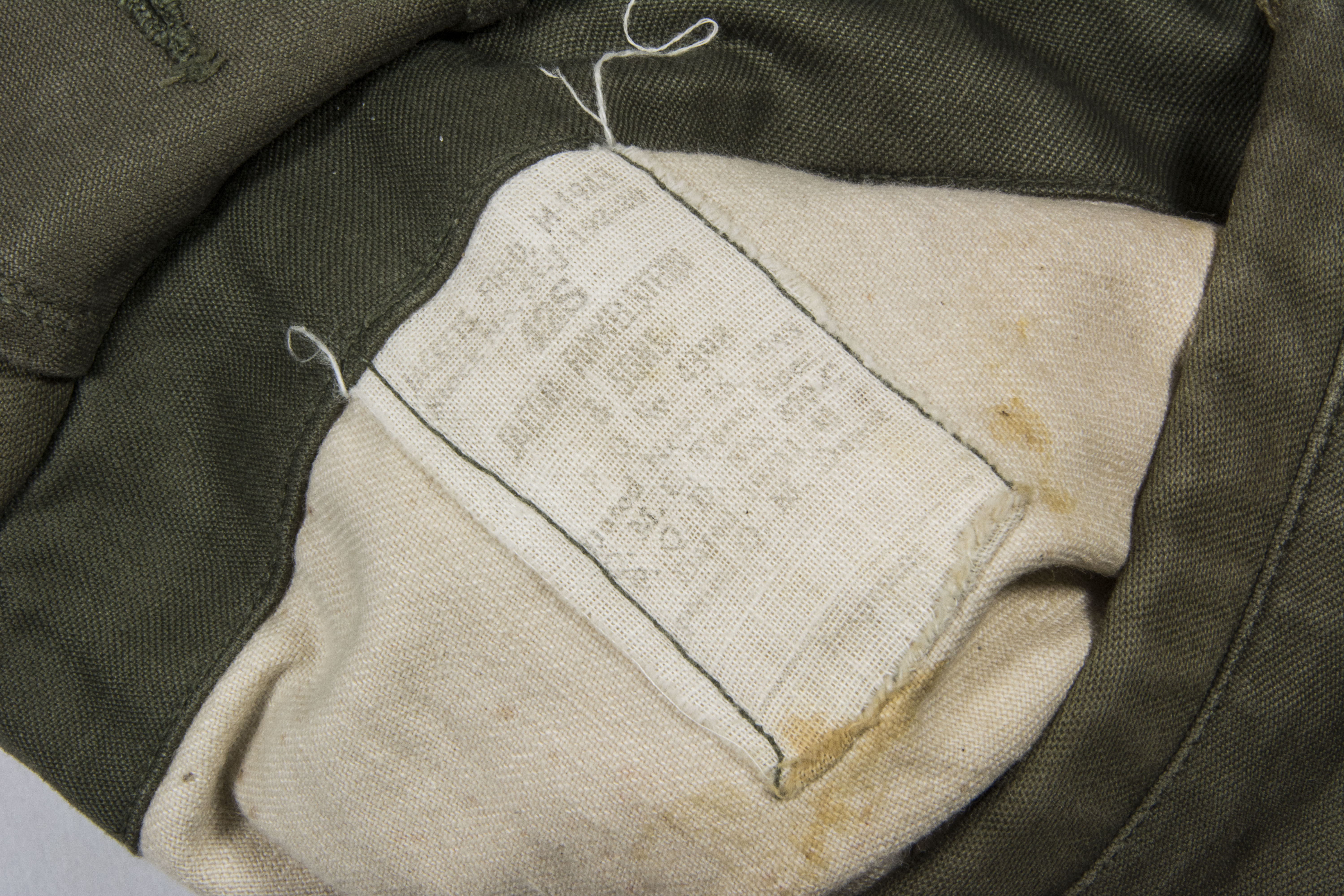 First pattern US M1943 field jacket Jacob Finkelstein & Sons size 42S ...