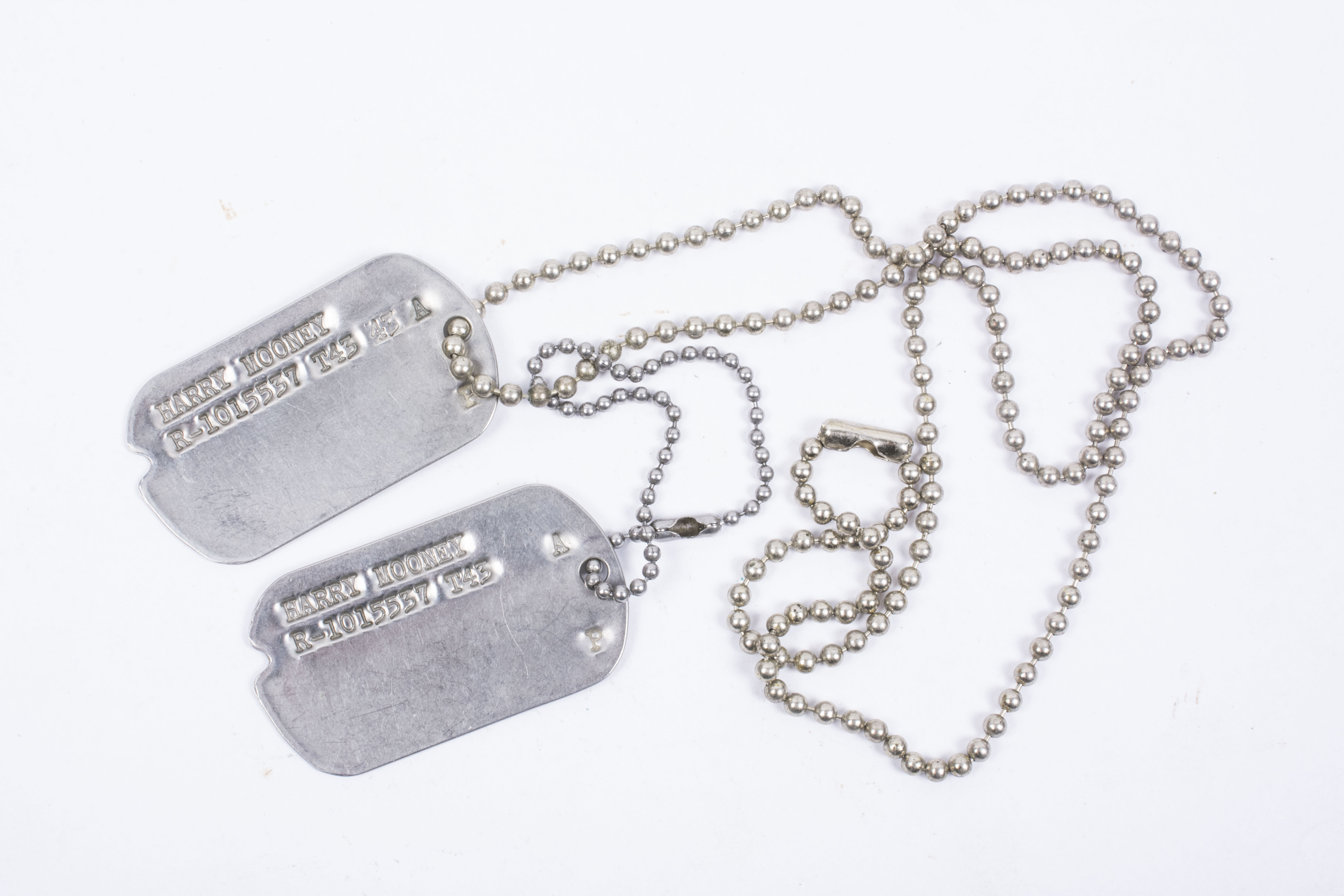 US dogtags Harry Mooney R-1015537 T43 – fjm44