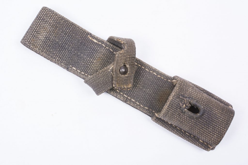 Rare Luftwaffe blue webbing K98 bayonet frog – fjm44