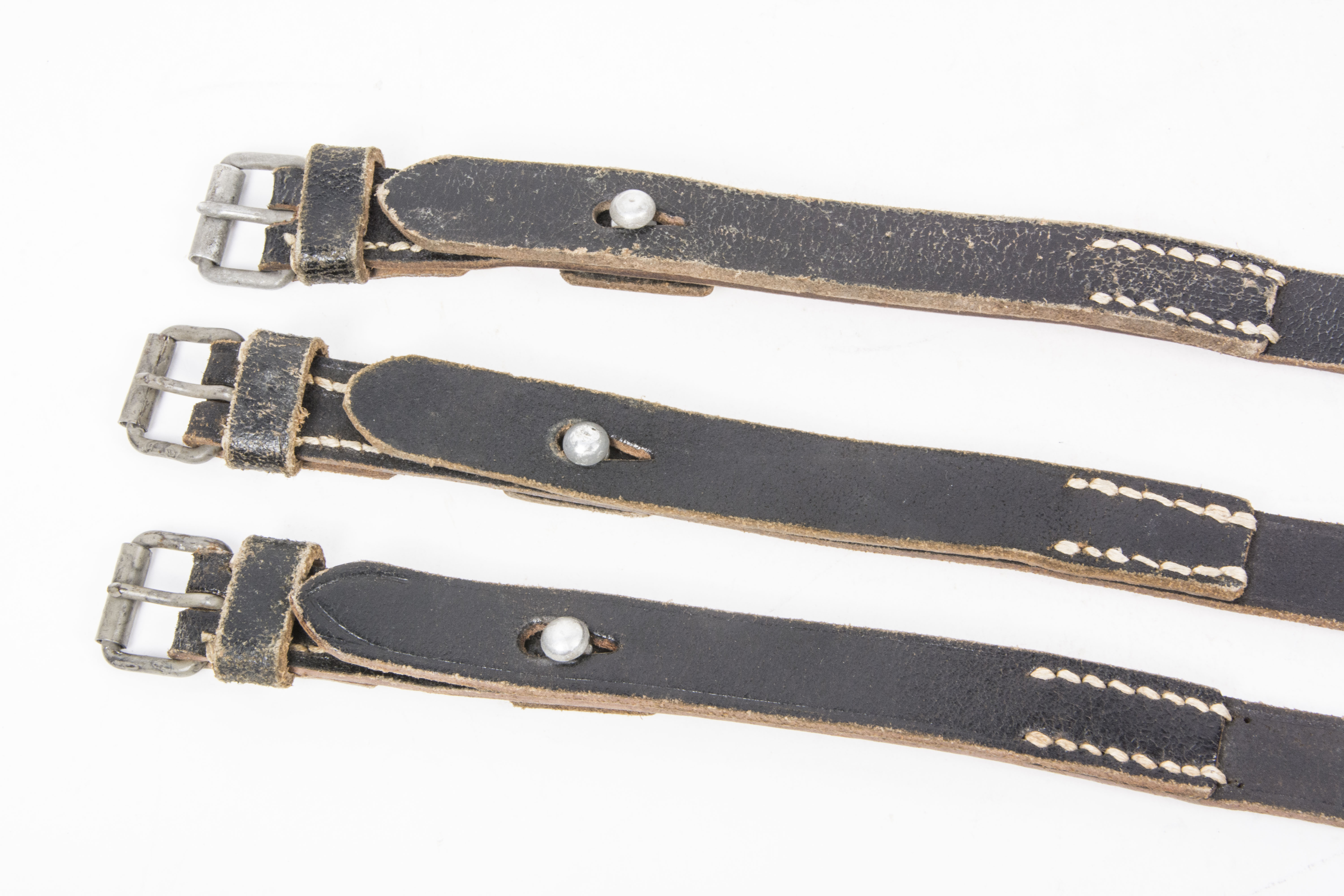 Three matching equipment straps Franz Brehme Walsrode – fjm44