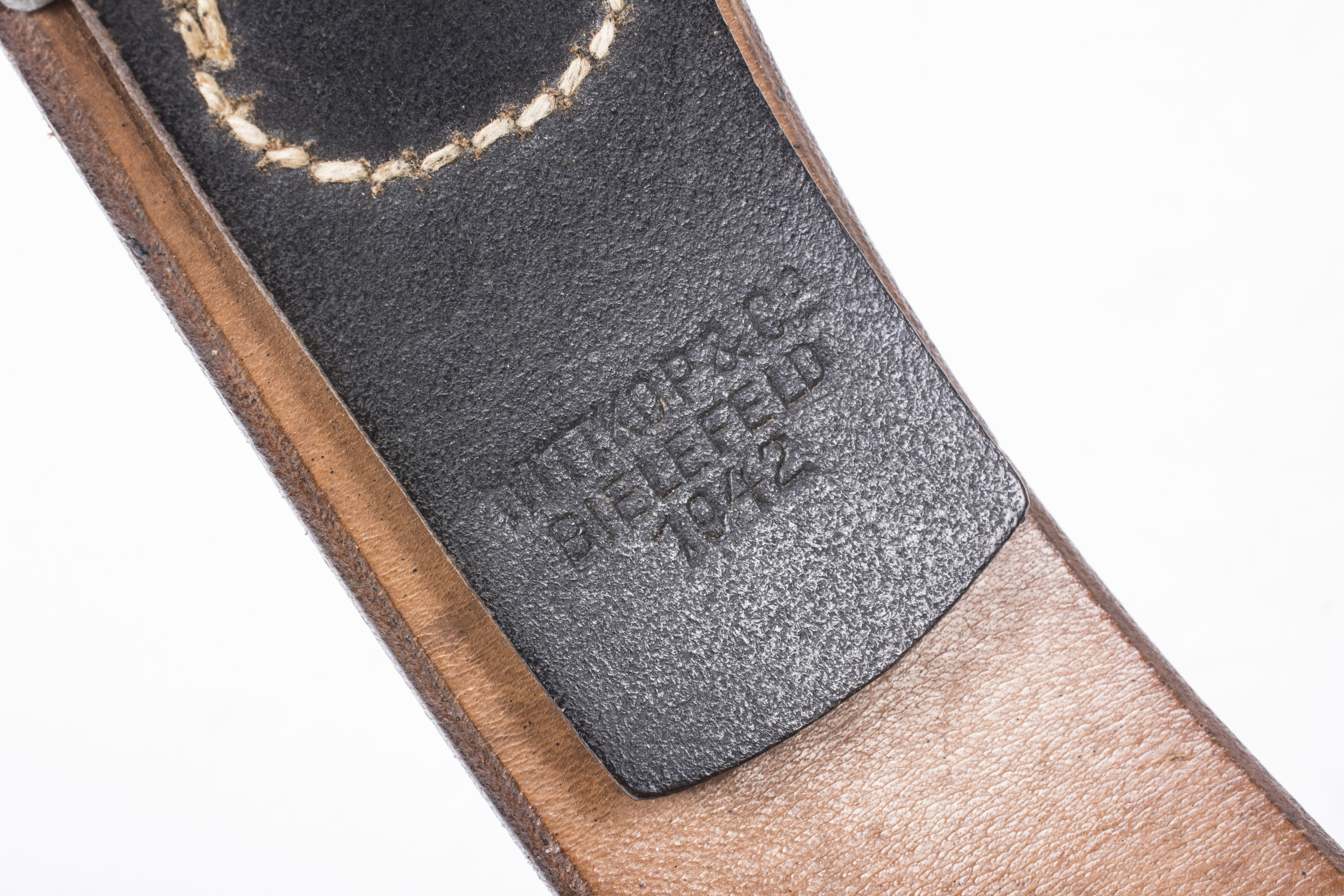 Leather equipment belt Wittkop & Co. Bielefeld 1942 – fjm44