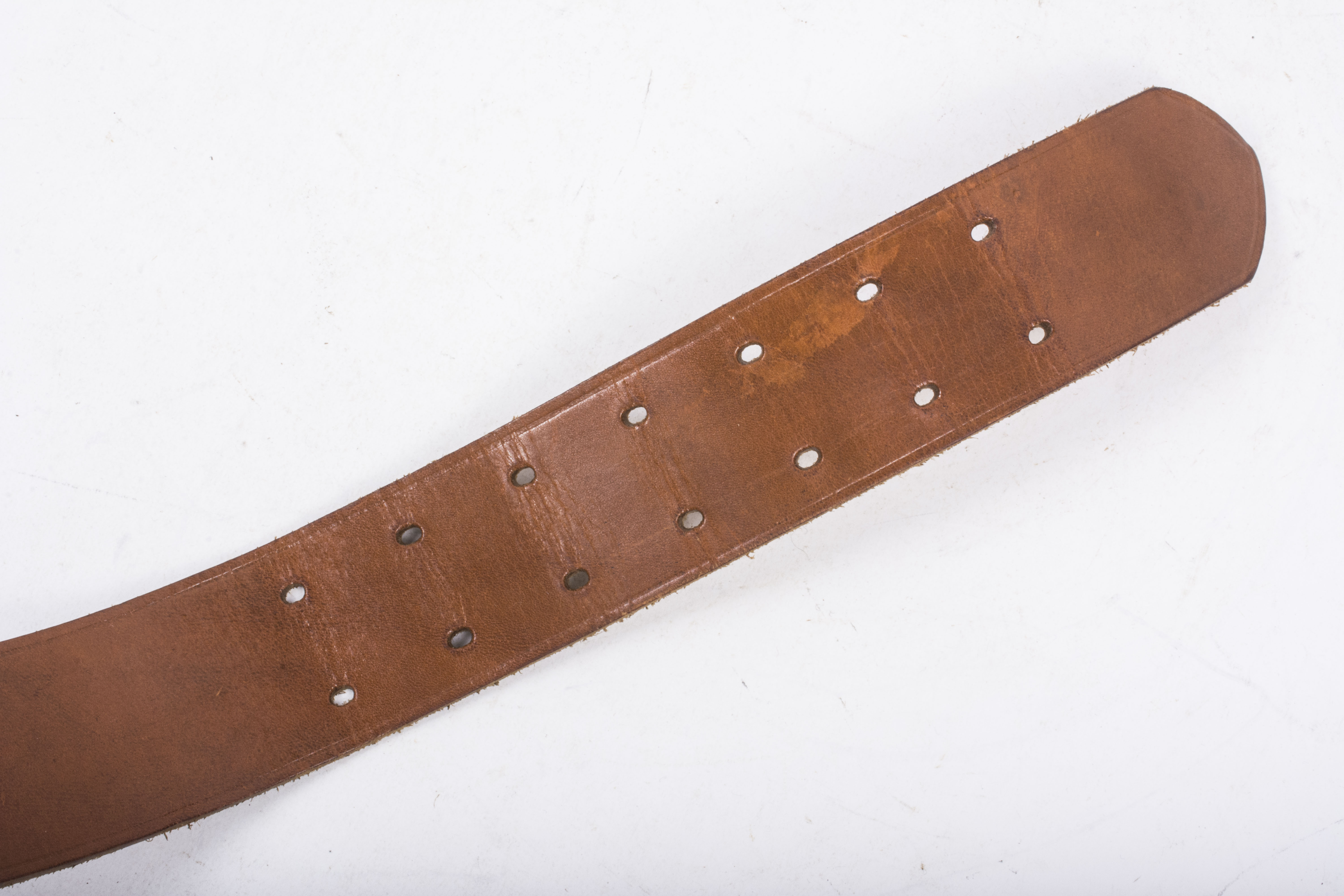Double claw brown officers belt or Zweidorn – fjm44