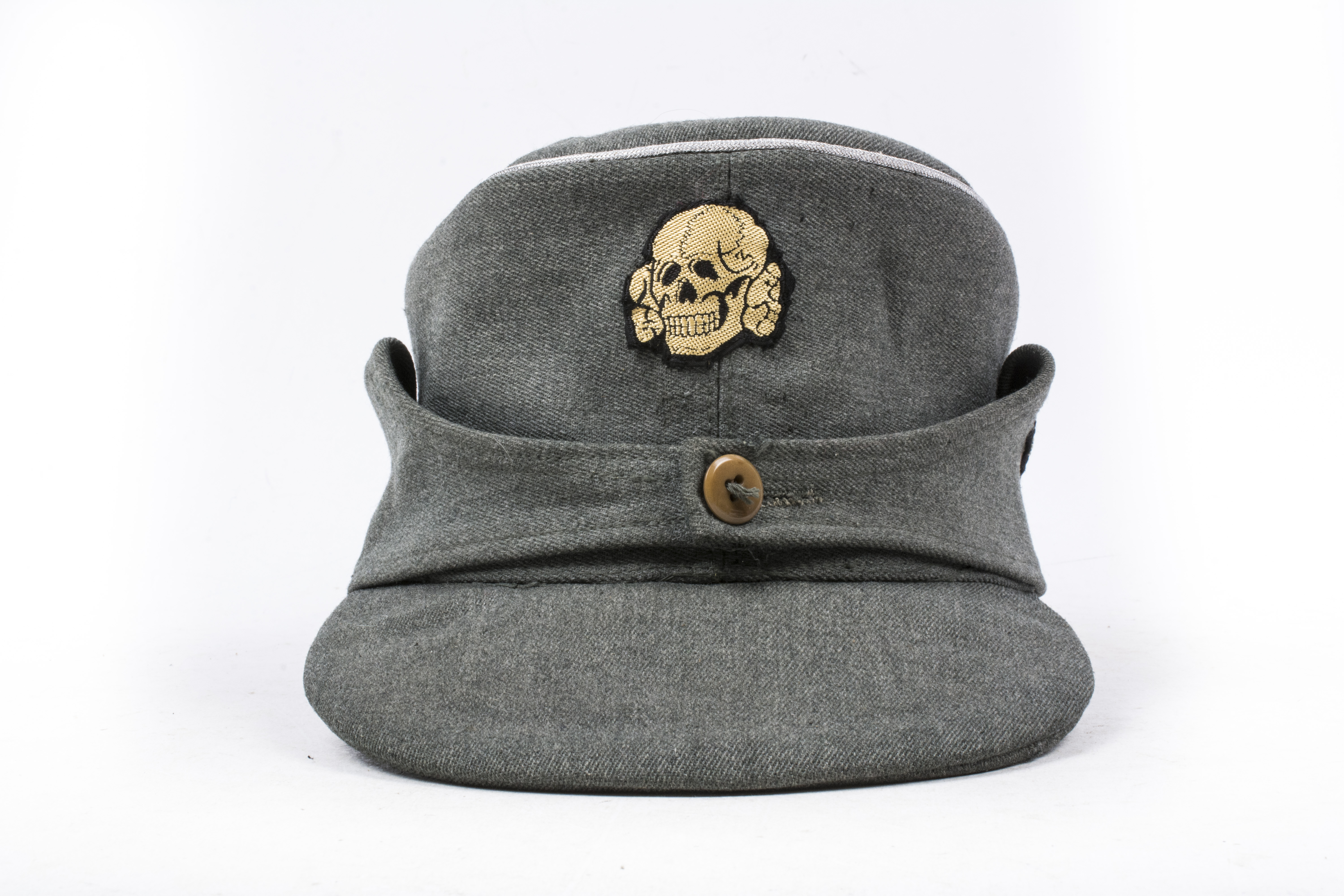 Single Button Waffen Ss M43 Officers Cap – Fjm44