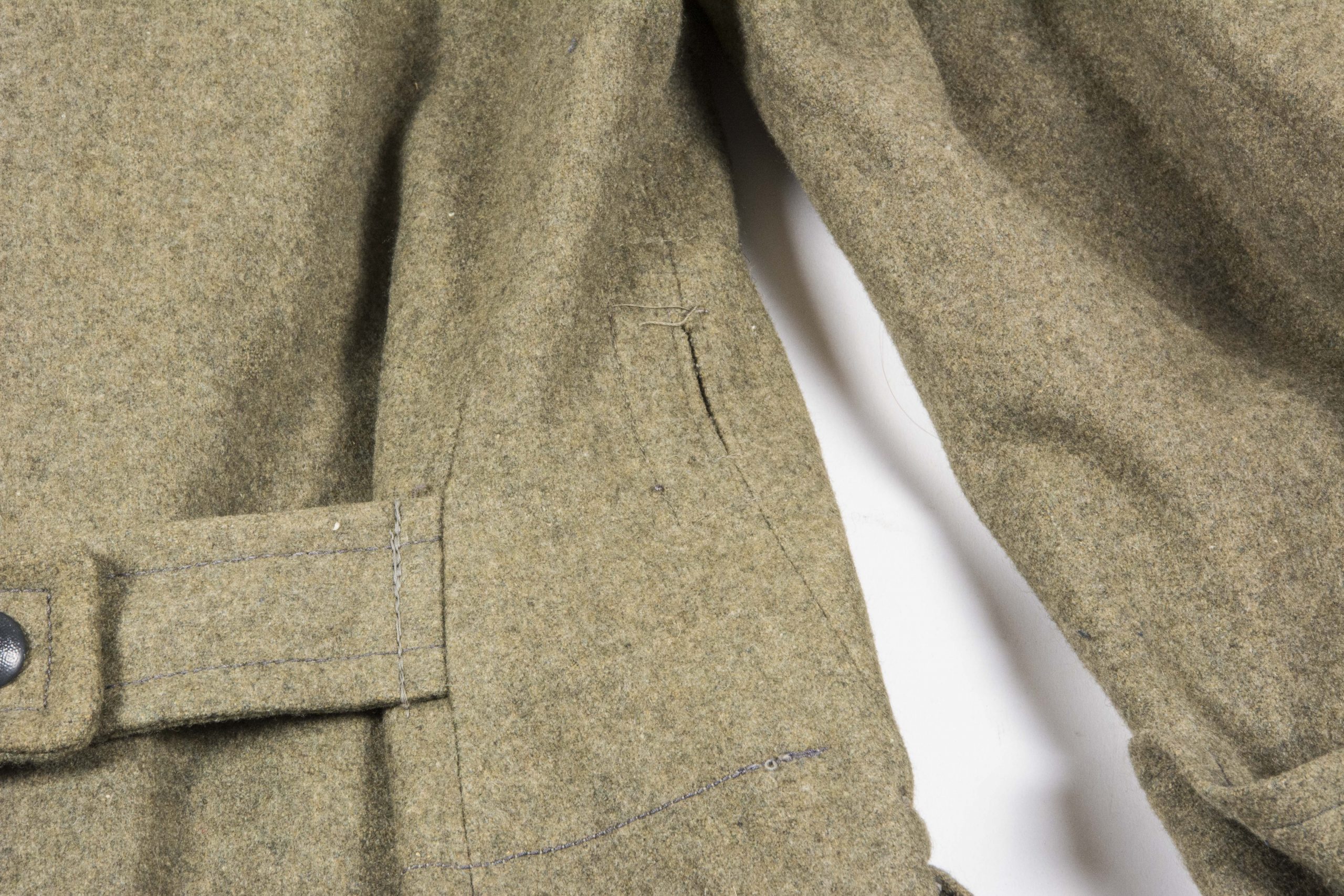 Rare late war M45 pattern overcoat in brown wool – fjm44