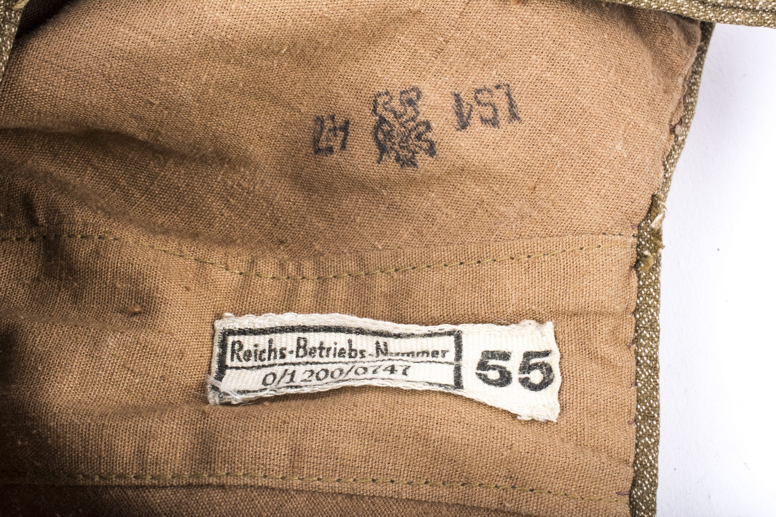 FK34 flight cap marked Reichs-Betriebs-Nummer 0/1200/747 – fjm44