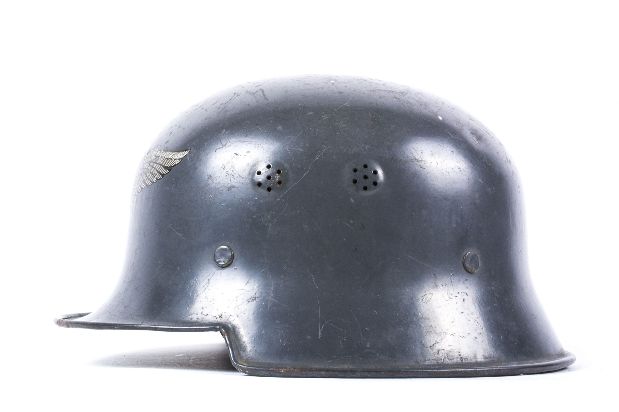 Rare M34 square dip Luftschutz helmet – fjm44