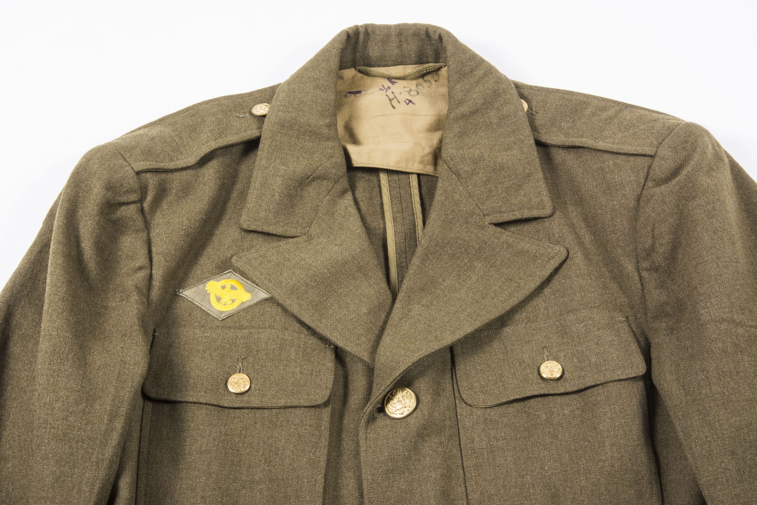 Class A jacket Fruhauf Southwest Uniform Co. dated 2/7/40 size 38L – fjm44