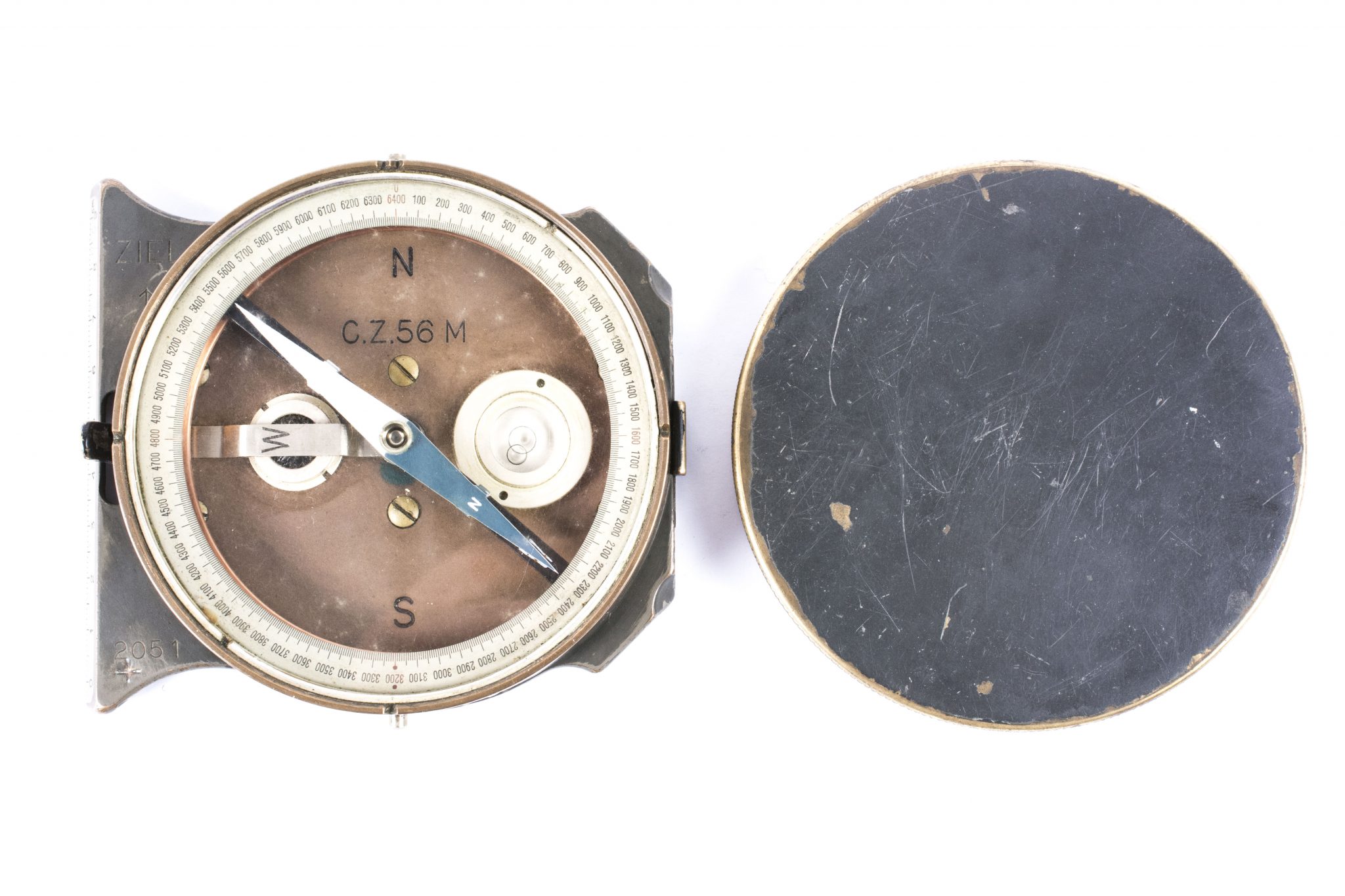 Large German WW1 artillery compass – fjm44