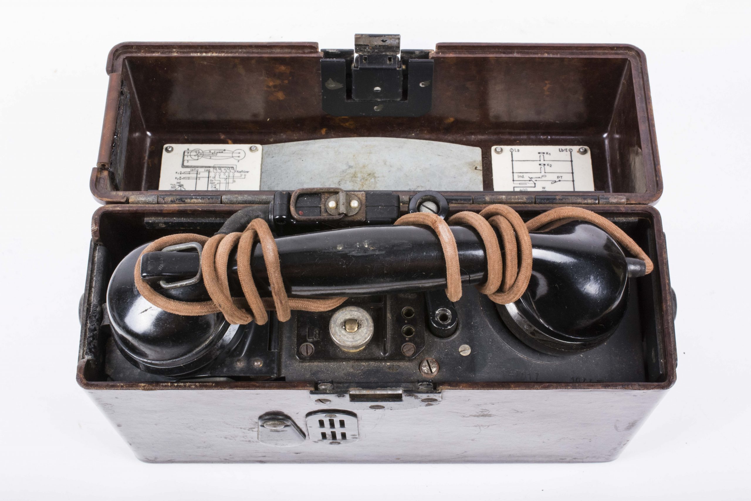 Bakelite late war FF33 field phone 1944 E – fjm44