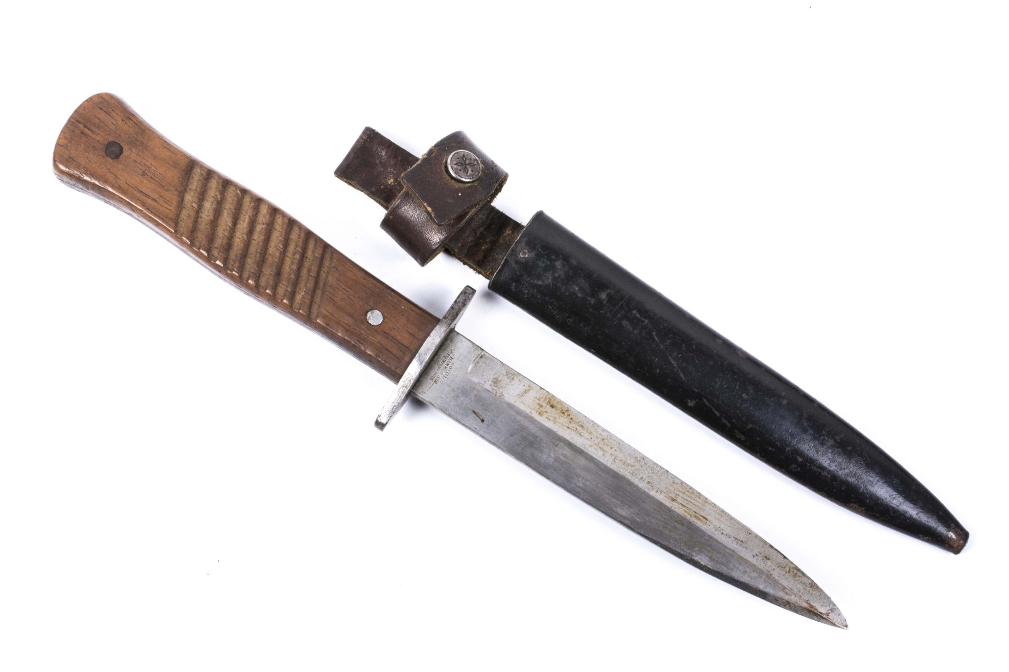WW1 trench knife or combat knife or Grabendolch marked Gottlieb ...