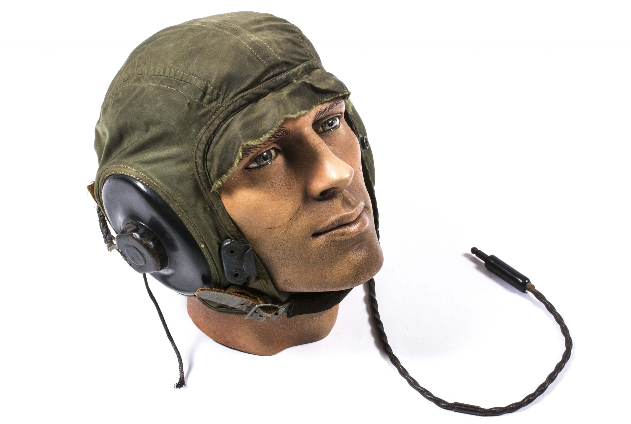 Us Navy Od Green Nylon Flight Helmet N288s 26302 Fjm44