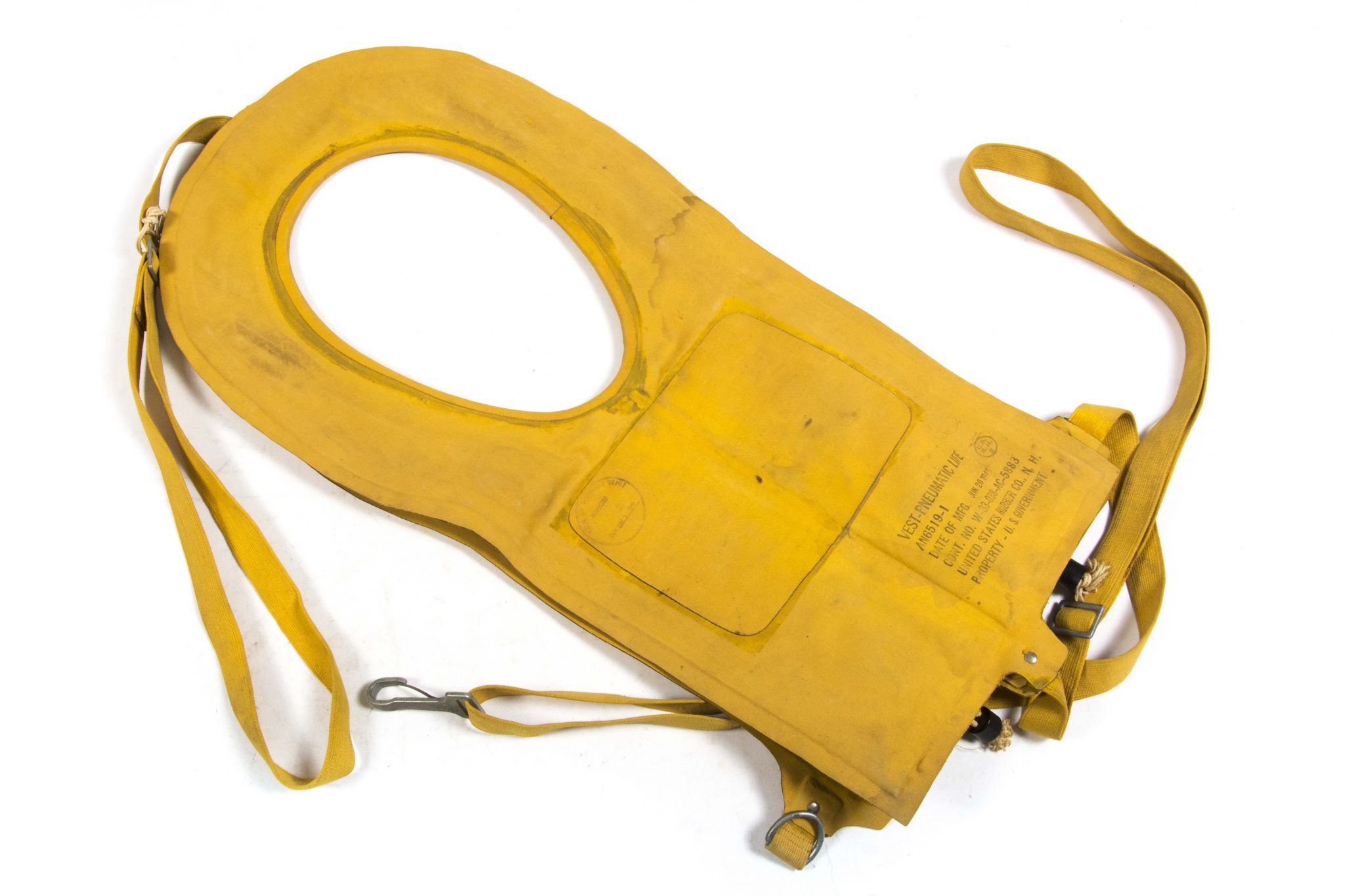 USAAF Mae West Pneumatic Life Vest by United States Rubber Co. June