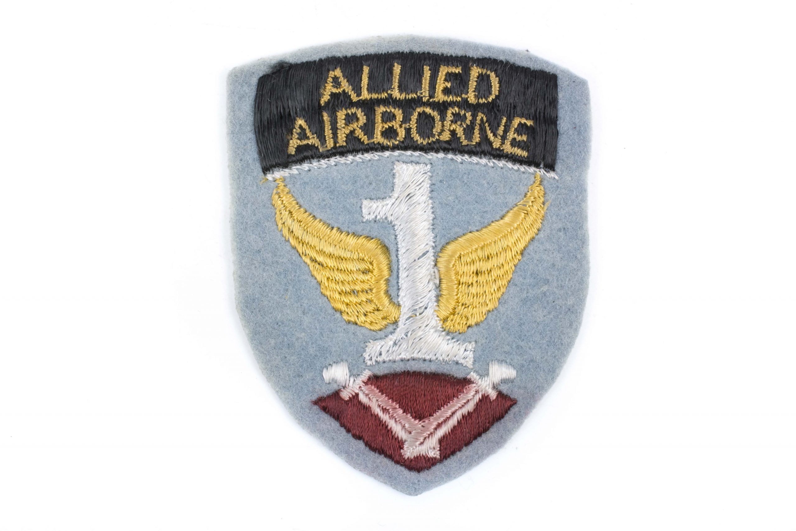 British Made Us 1st Allied Airborne Patch Fjm44