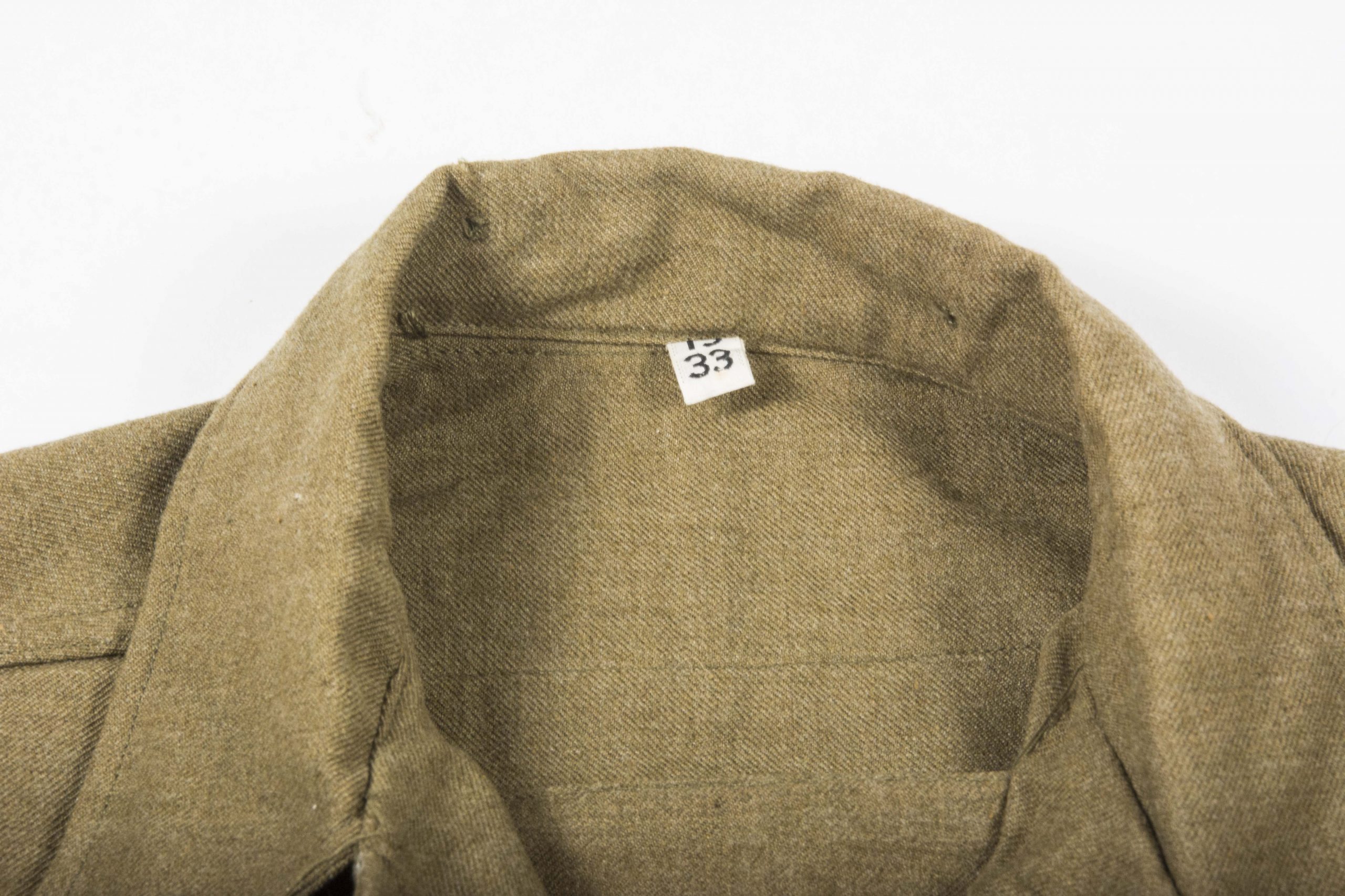 US Wool shirt, special size 15-32, cutter tags Fordham Shirt Company ...