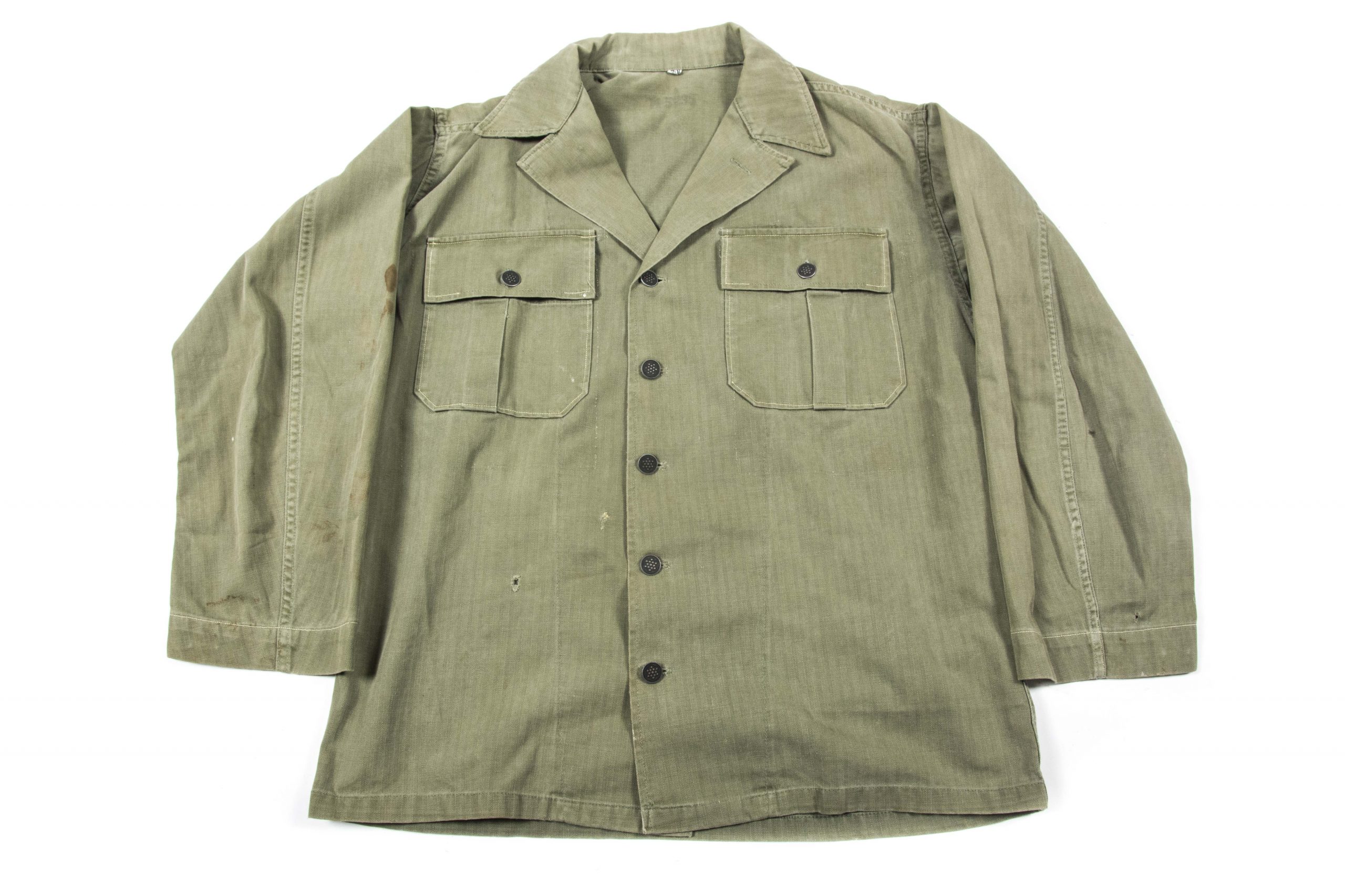 US HBT jacket, pleated pockets, 36R – fjm44