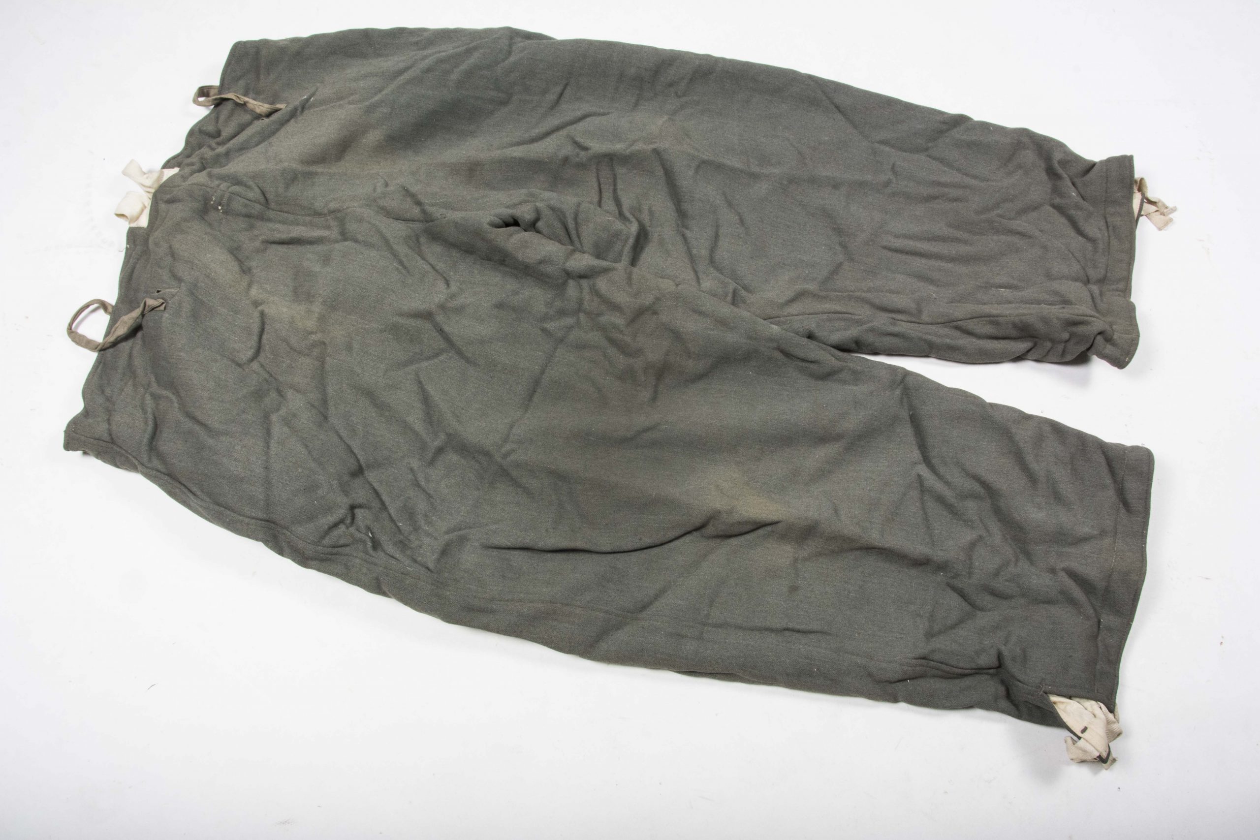 First pattern Heer/Waffen-SS grey reversible parka trousers marked ...