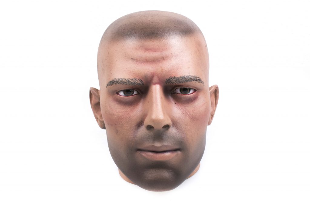 Custom painted display mannequin head size 55 fjm44