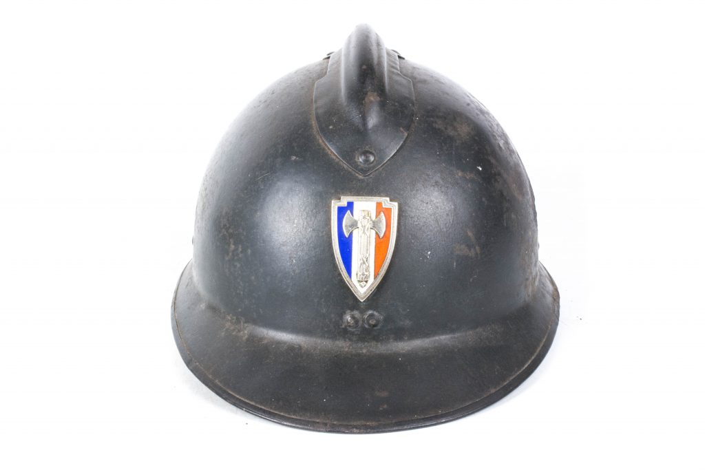 M1926 French Adrian helmet for Police de Vichy fjm44