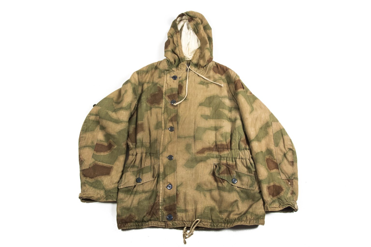 Non-reversible Sumpftarn parka in hard edged ’43 Sumpftarn pattern – fjm44