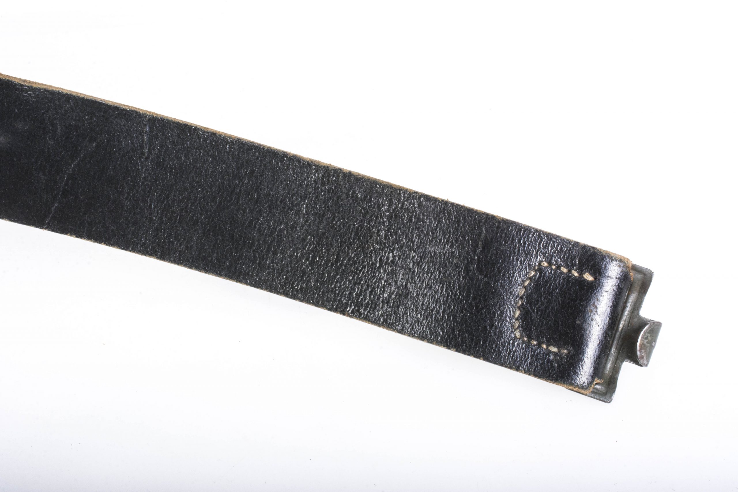 Black leather equipment belt marked R.Z.f.H.7 1942 size 95 – fjm44