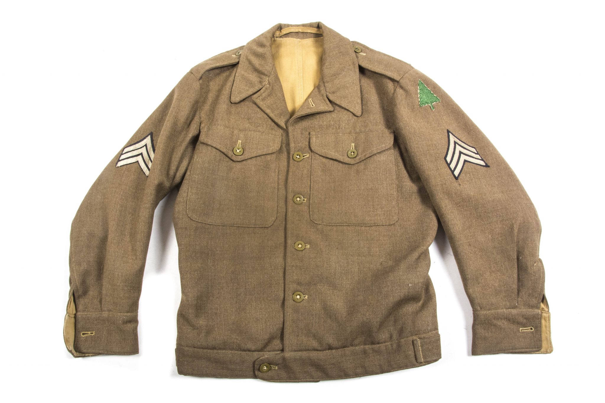 Rare US ETO jacket size 34R dated 1943 91st ID – fjm44