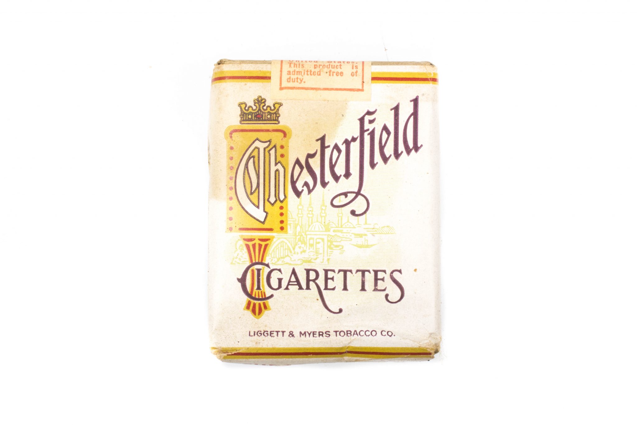 US Chesterfield cigarettes US armed forces overseas fjm44