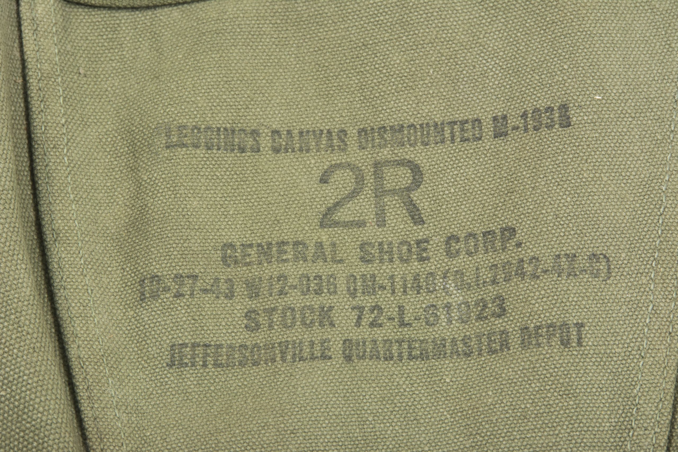 US army leggings dismounted M-1938 size 2R – fjm44