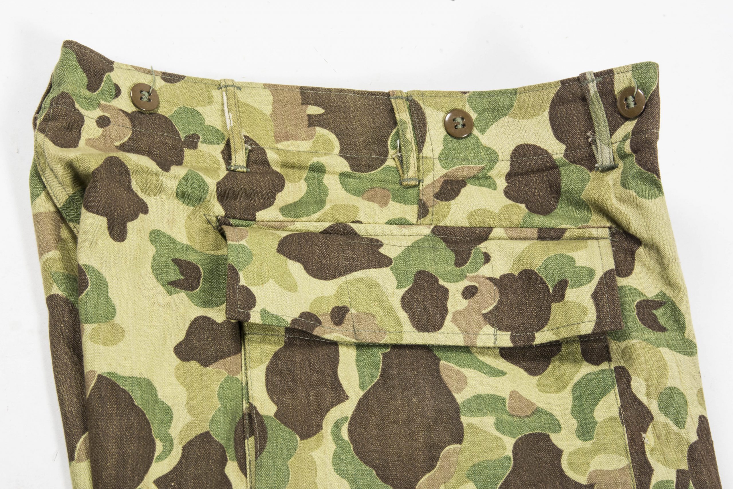 US Army HBT camouflage trousers King Kard 6/3/43 size W32L31 – fjm44