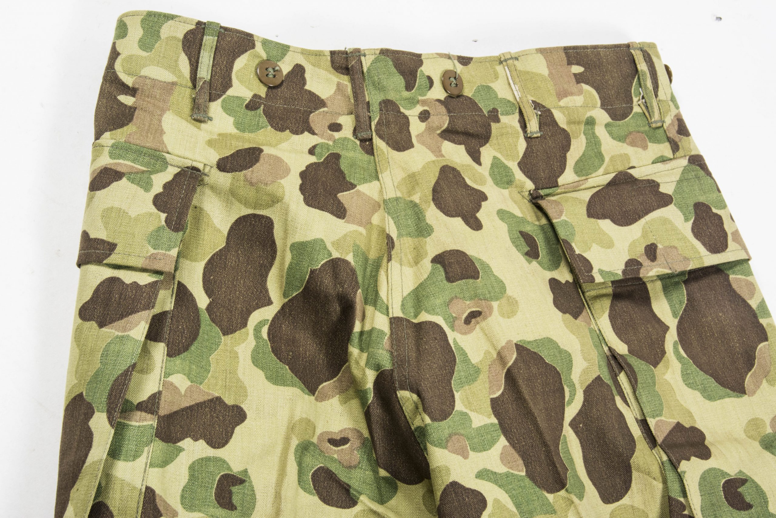 US Army HBT camouflage trousers King Kard 6/3/43 size W32L31 – fjm44