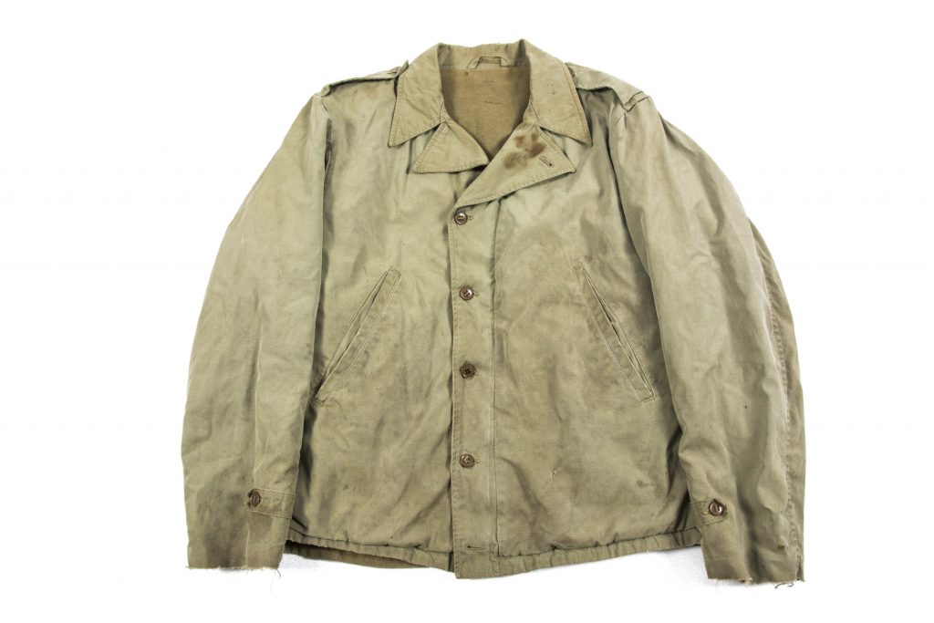 M41 field jacket named Roy M Roberts, combat worn – fjm44