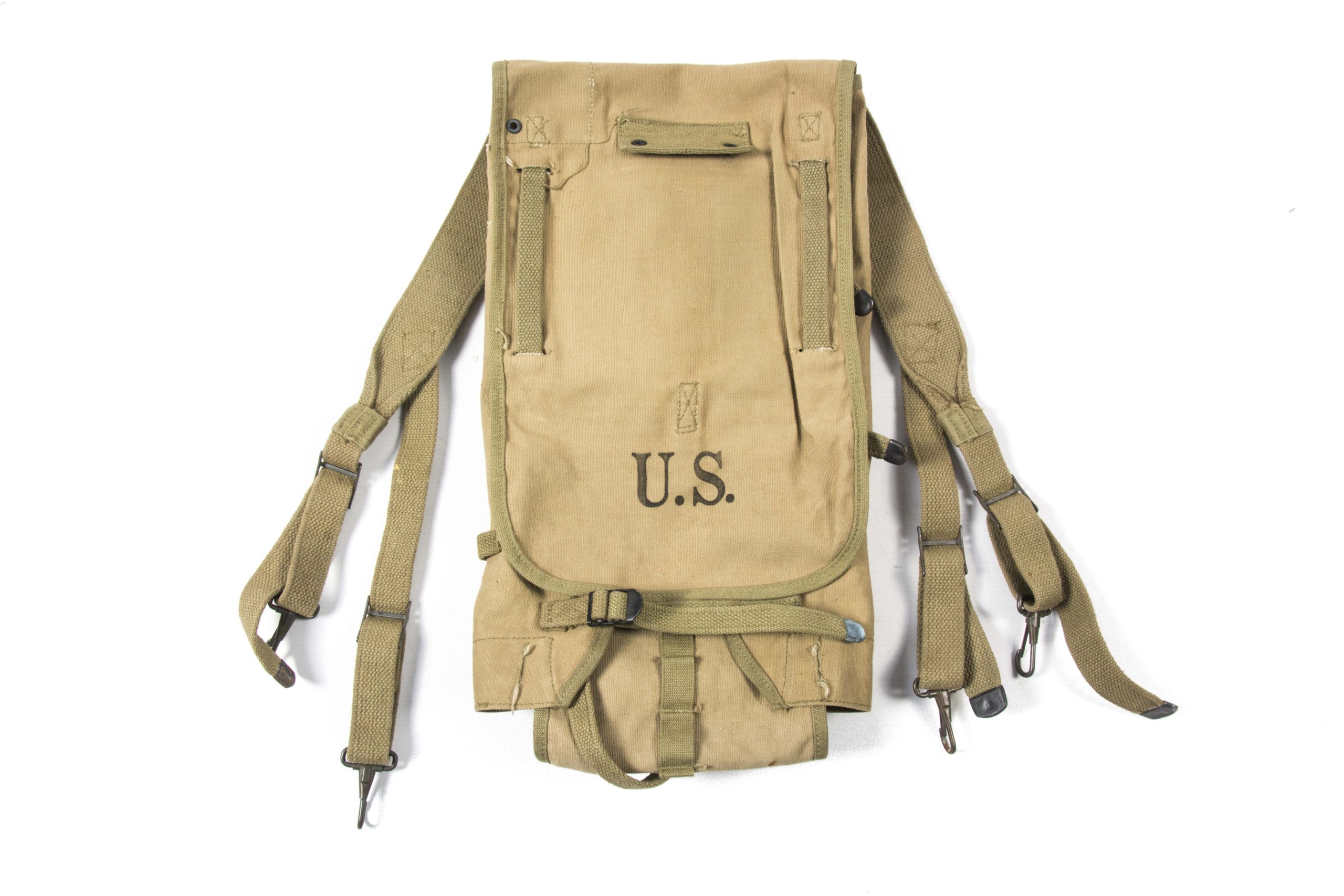 US M1928 Haversack marked J.A. Shoe 1942 – fjm44