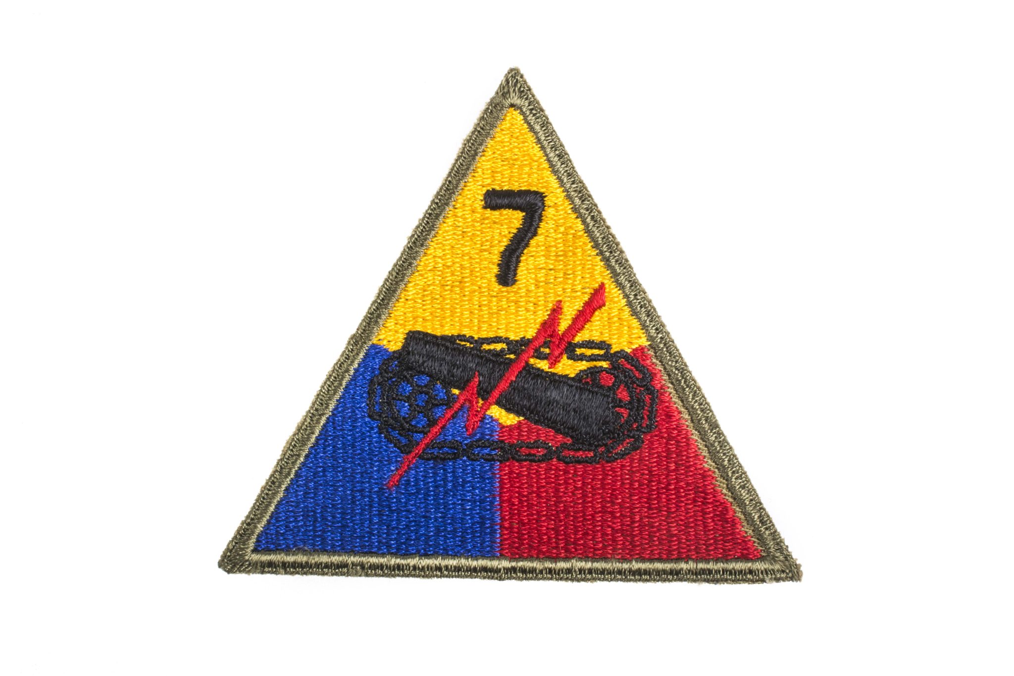 US seventh armored division patch – greenback – fjm44